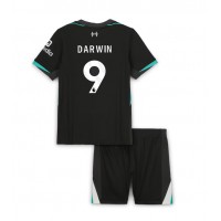 Camisa de Futebol Liverpool Darwin Nunez #9 Equipamento Secundário Infantil 2024-25 Manga Curta (+ Calças curtas)